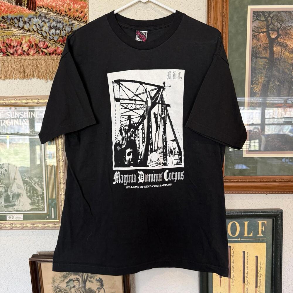 Vintage 90s/00s RARE Millions Of Dead Cops MDC Punk Rock Band Shirt‎ size M
